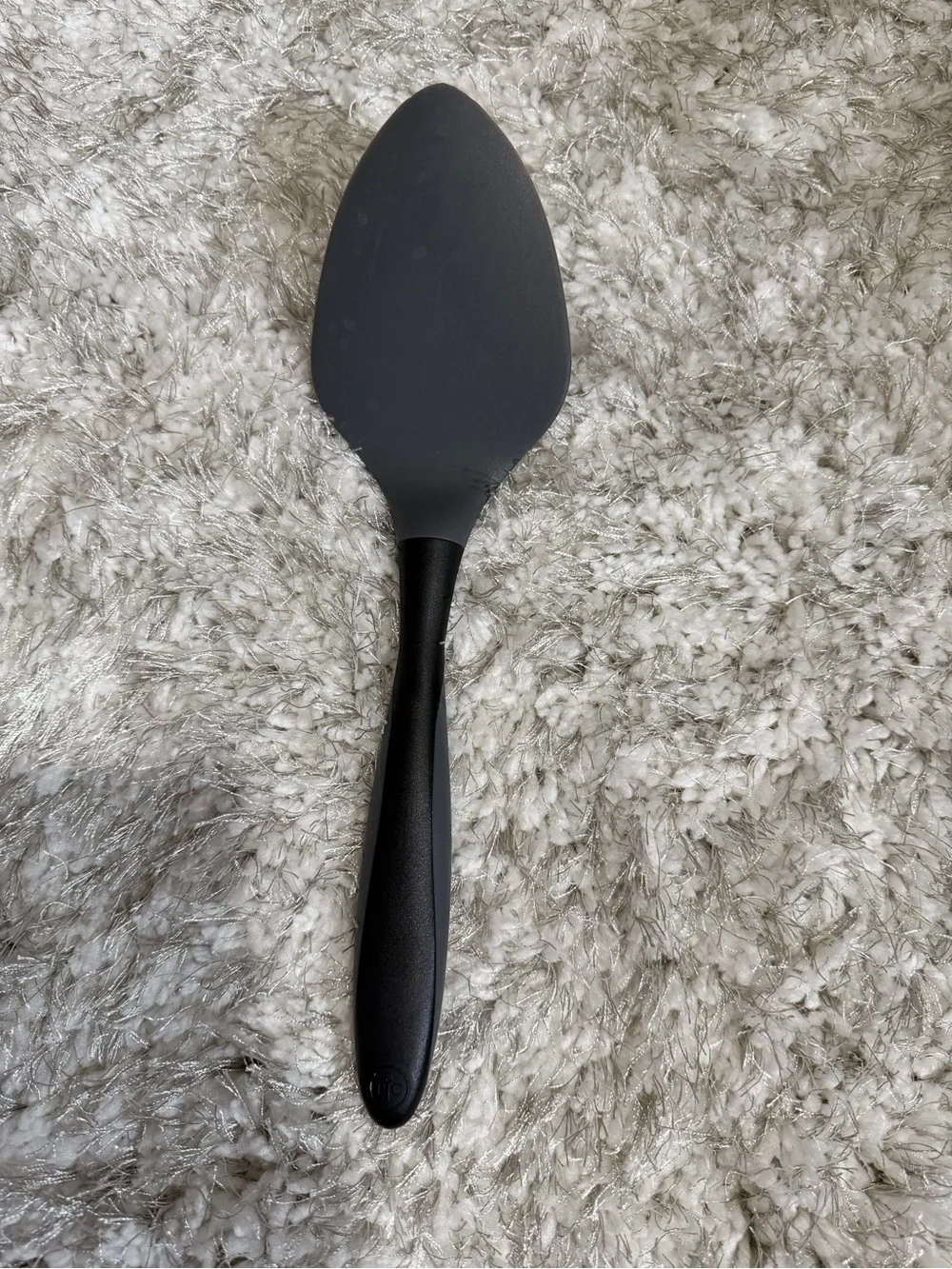 Pampered Chef Black Silicone Egg Turner Spatula
